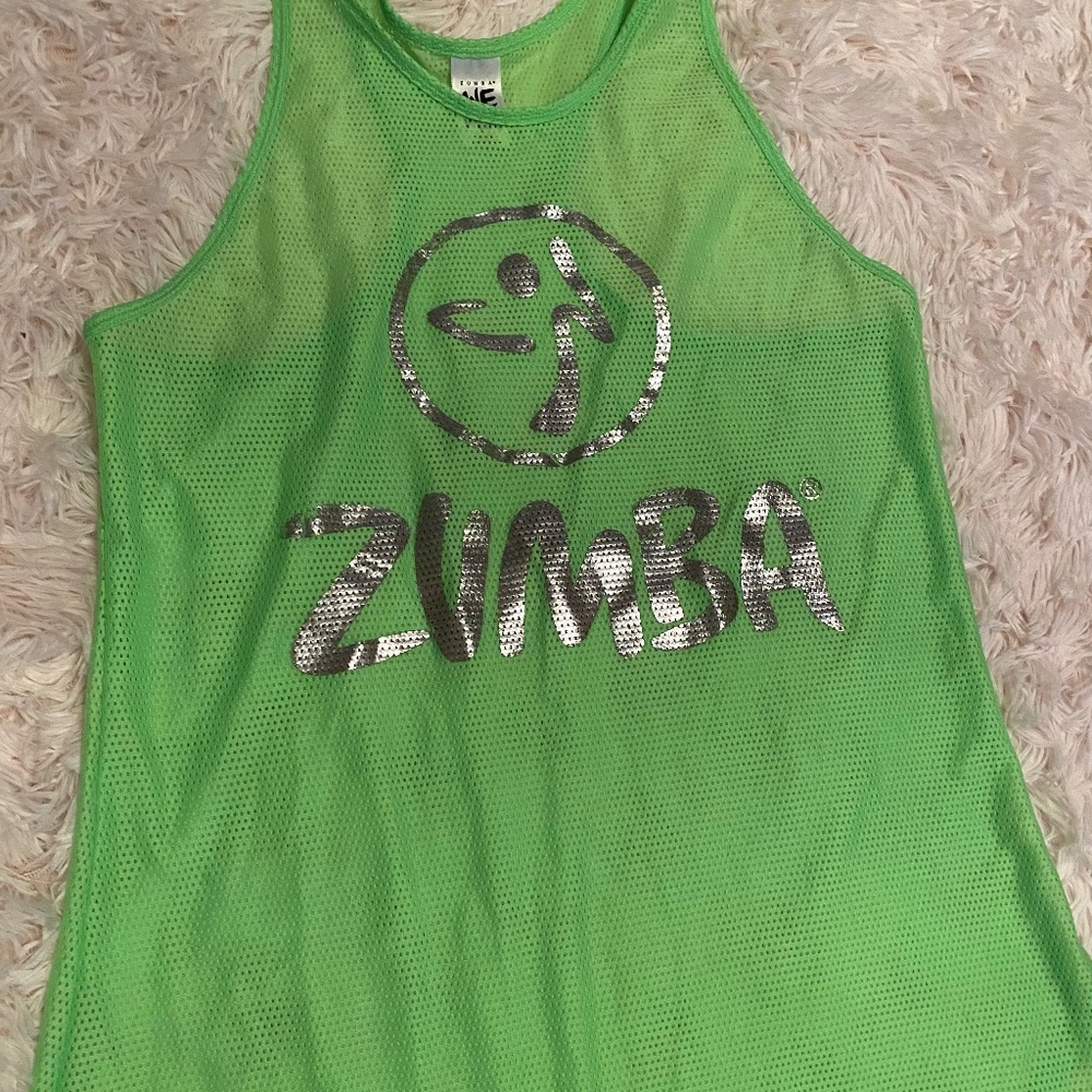 Zumba Mesh Green Tank
